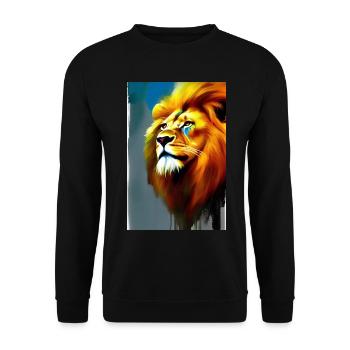 Le Roi Lion - Sweat-shirt Unisexe - noir - Devant - Alina (178cm) & Michal (187cm)