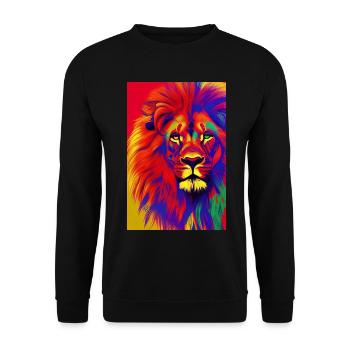 Le Roi Lion - Sweat-shirt Unisexe - noir - Devant - Alina (178cm) & Michal (187cm)