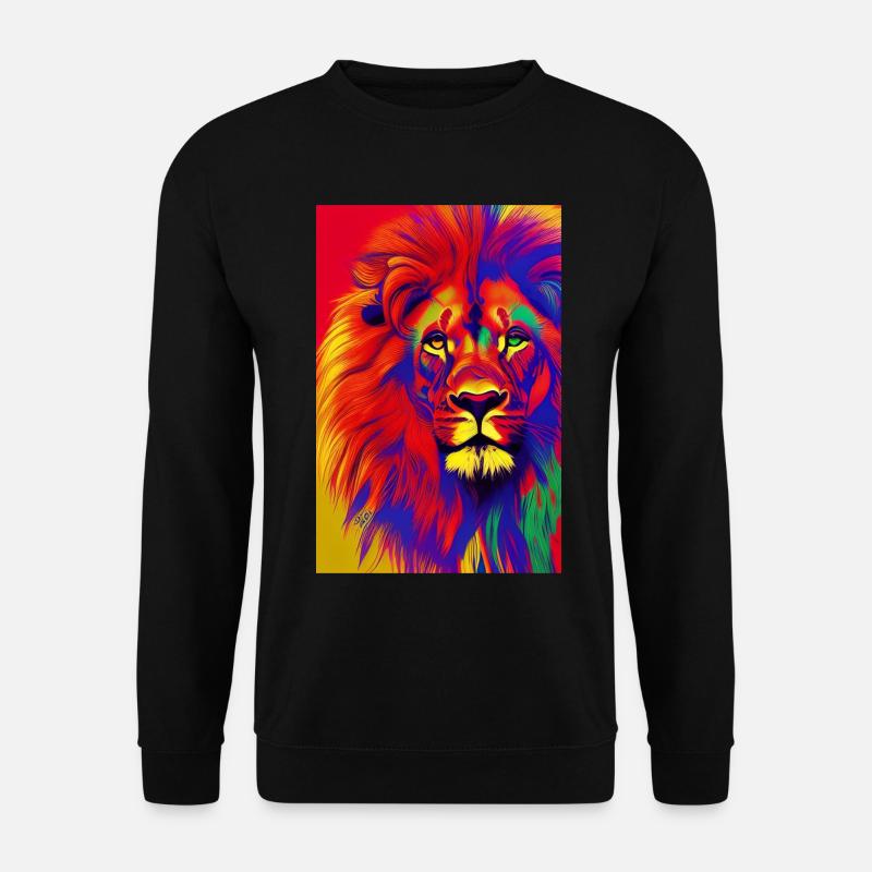 Re Leone - Felpa unisex - nero