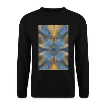 Shapes and patterns - Unisex Sweatshirt - black - Front - Alina (178cm) & Michal (187cm)