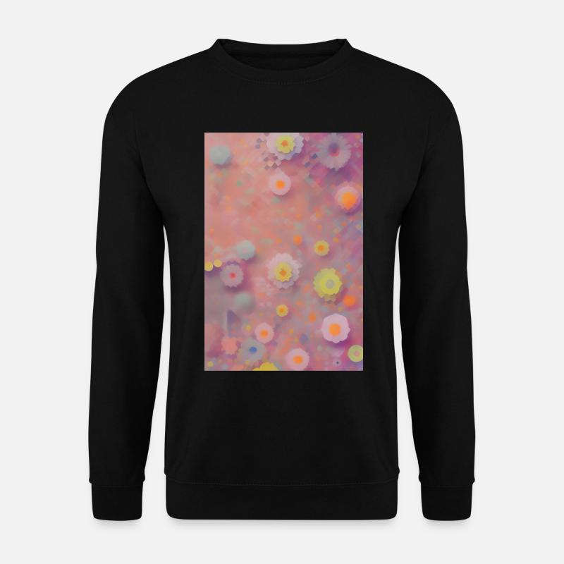 Blumen Kunst - Unisex Pullover - Schwarz