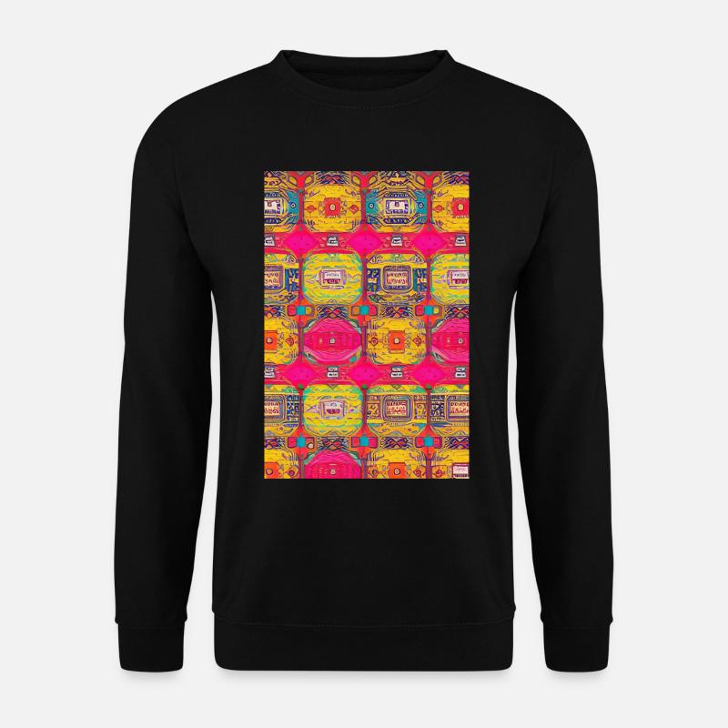 Retro Pattern - Unisex Sweatshirt - black