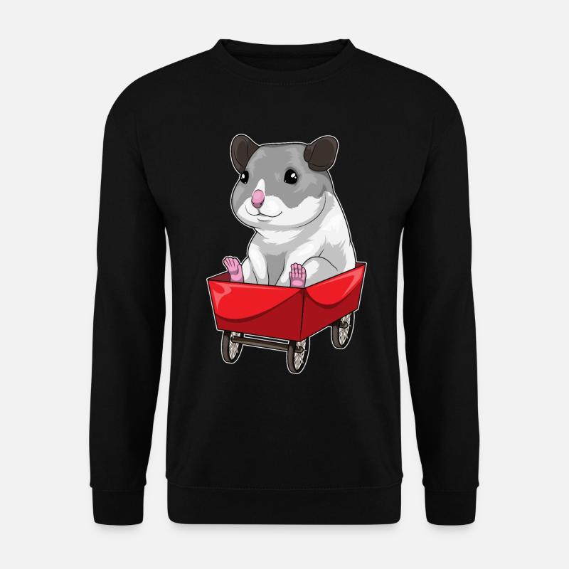Brouette de hamster - Sweat-shirt Unisexe - noir