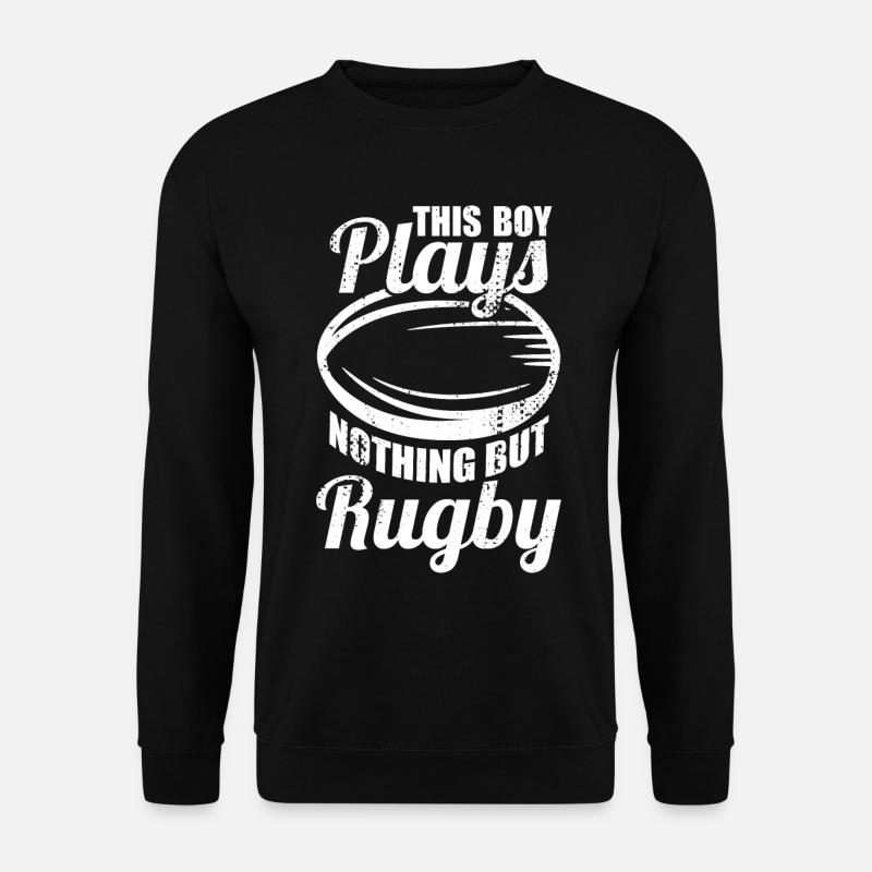 Rugby Boy - Unisex Sweatshirt - black