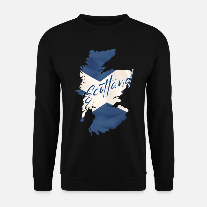 Drapeau de l’Ecosse, fierté écossaise - Sweat-shirt Unisexe - noir