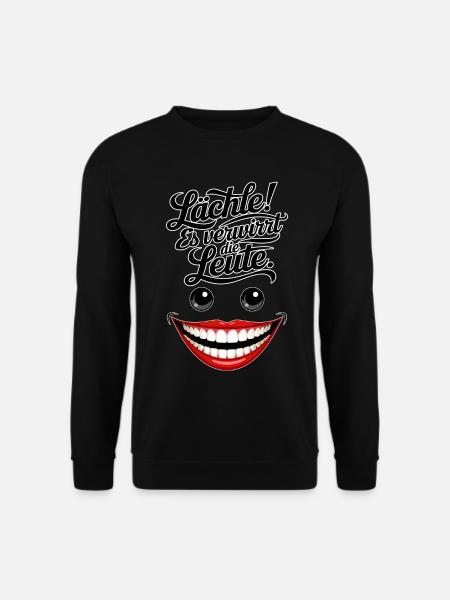 Always smiling - Unisex Sweatshirt - black