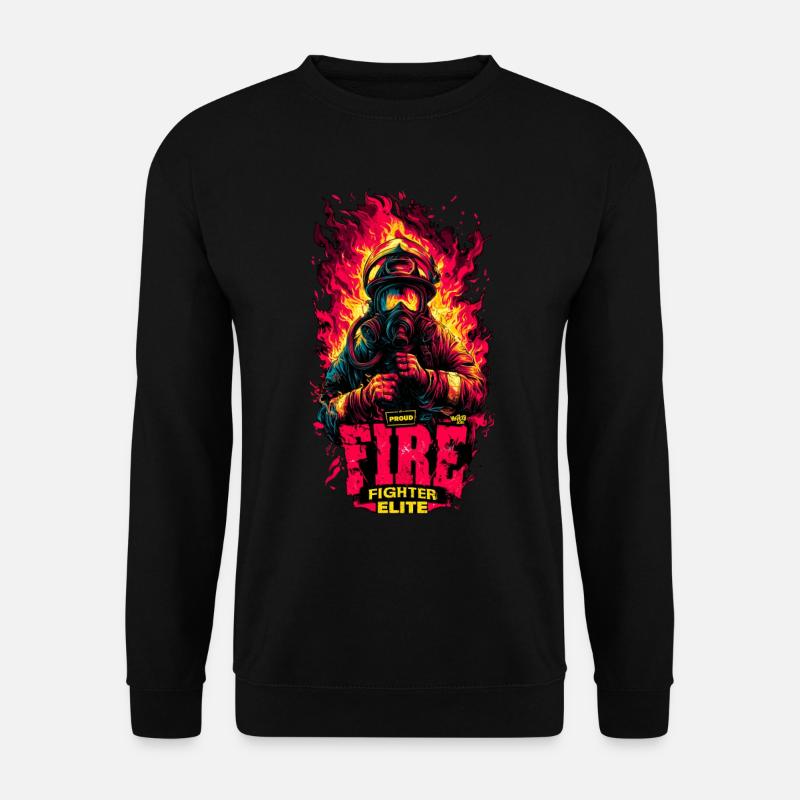Fire Fighter Elite - Unisex Pullover - Schwarz