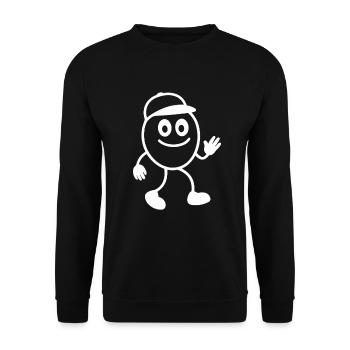 Ribbo - Figurine allumette amusante pour la bonne humeur - Sweat-shirt Unisexe - noir - Devant - Alina (178cm) & Michal (187cm)
