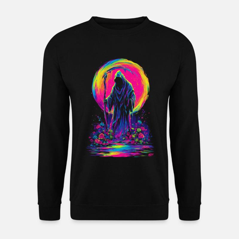 Neon-Sensenmann - Unisex Pullover - Schwarz