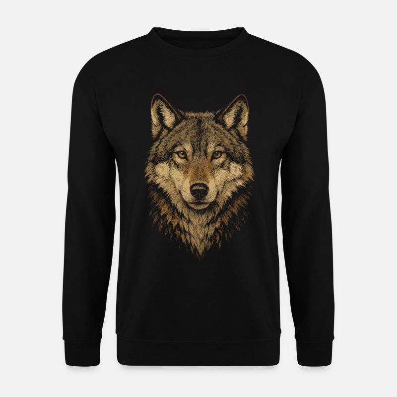 Wolf's Design - Unisex Sweatshirt - black