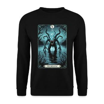 Les créatures mythologiques de Bukavac - Sweat-shirt Unisexe - noir - Devant - Alina (178cm) & Michal (187cm)