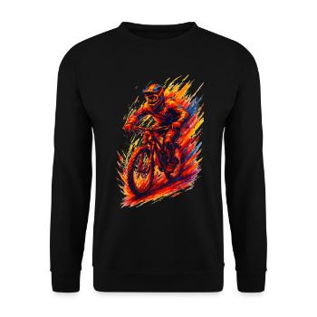Cadeau cool pour VTTT VTT, - Sweat-shirt Unisexe - noir - Devant - Alina (178cm) & Michal (187cm)