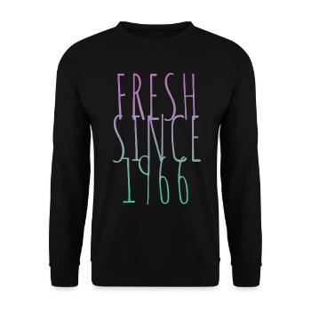 Vintage 1966 - Unisex Pullover - Schwarz - Vorne - Alina (178cm) & Michal (187cm)