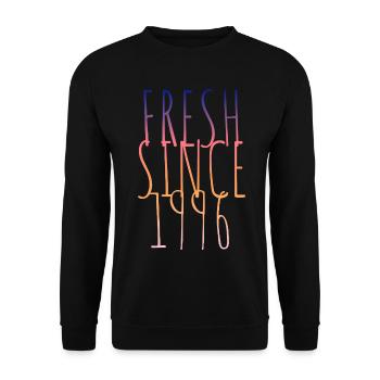 Vintage 1996 - Unisex Pullover - Schwarz - Vorne - Alina (178cm) & Michal (187cm)