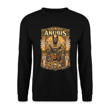 Throne of Anubis - Unisex Sweatshirt - black - Front - Alina (178cm) & Michal (187cm)