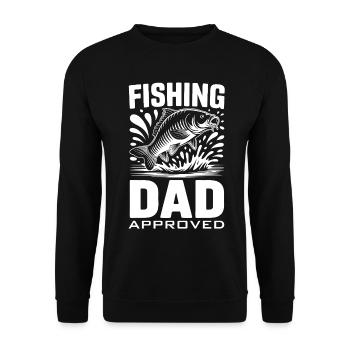 Angel Papa - Unisex Sweatshirt - black - Front - Alina (178cm) & Michal (187cm)