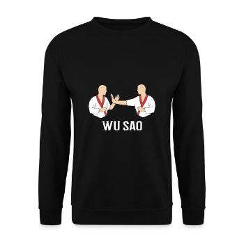 Wing Chun - Unisex Sweatshirt - black - Front - Alina (178cm) & Michal (187cm)