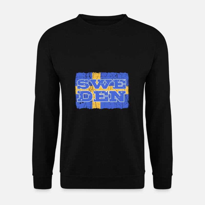 Schweden Schwedisch - Unisex Pullover - Schwarz