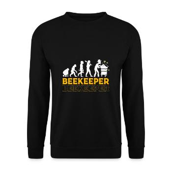 Apiculteur - Sweat-shirt Unisexe - noir - Devant - Alina (178cm) & Michal (187cm)