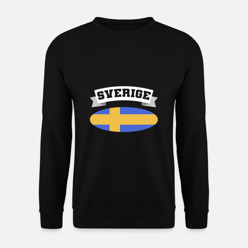 Sweden Swedish - Unisex Sweatshirt - black