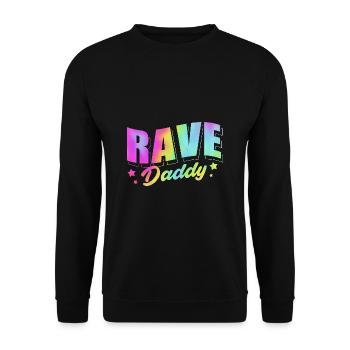 Rave Raver Musique techno Techno basse Table de mixage - Sweat-shirt Unisexe - noir - Devant - Alina (178cm) & Michal (187cm)