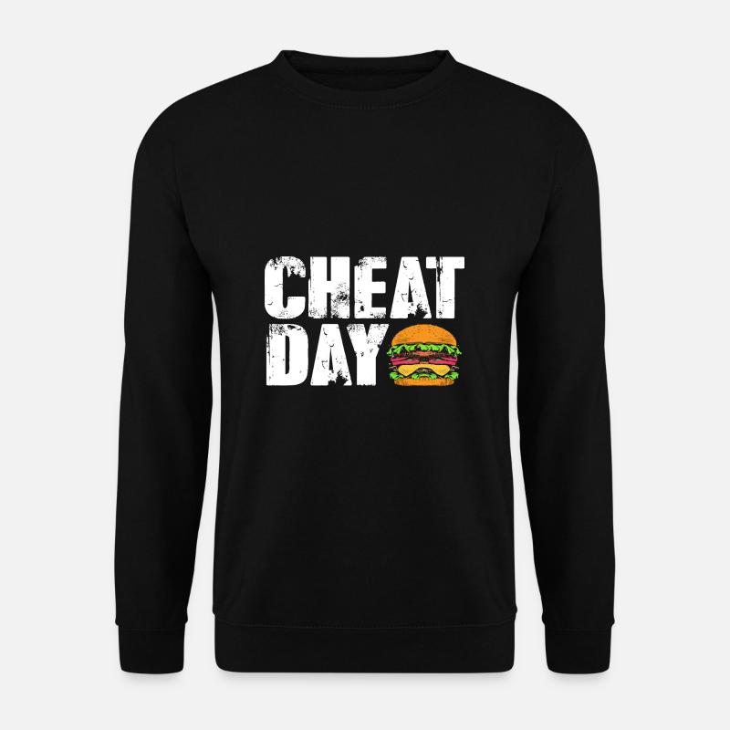 Cheeseburger Burger - Unisex Sweatshirt - black