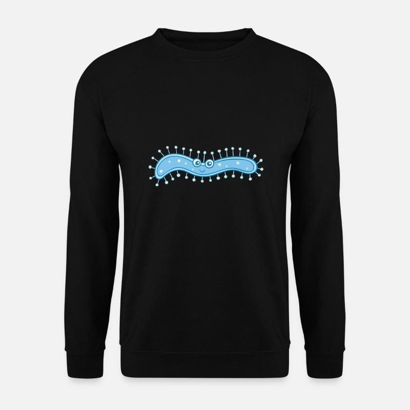 MICROBIOLOGISTE: Bactérie douce - Sweat-shirt Unisexe - noir