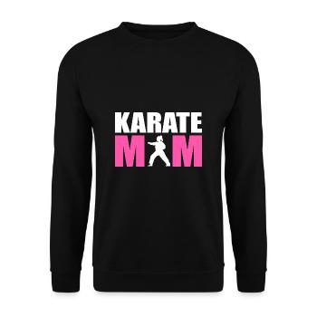 Karate Selbstverteidigung Kampfsport - Unisex Pullover - Schwarz - Vorne - Alina (178cm) & Michal (187cm)