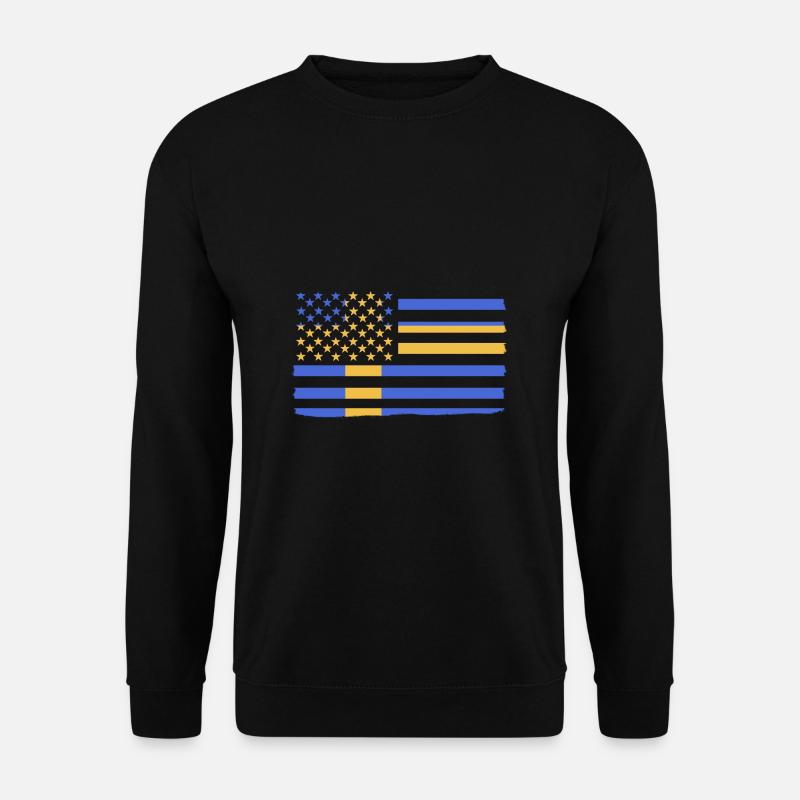 Schweden Schwedisch - Unisex Pullover - Schwarz