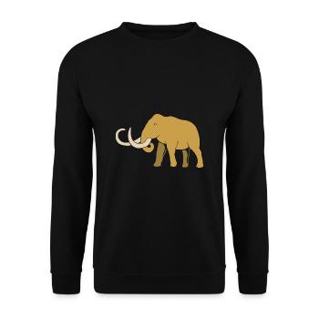 Mammouth - Sweat-shirt Unisexe - noir - Devant - Alina (178cm) & Michal (187cm)