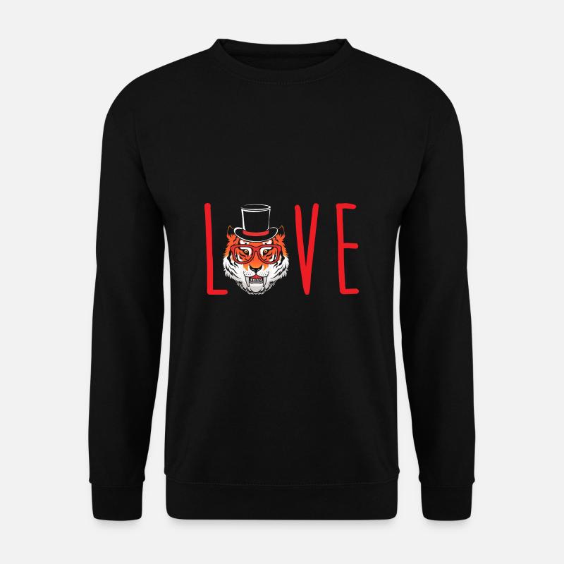 Säbelzahntiger - Unisex Pullover - Schwarz