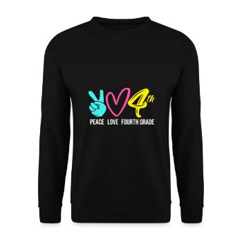 4e année - Sweat-shirt Unisexe - noir - Devant - Alina (178cm) & Michal (187cm)