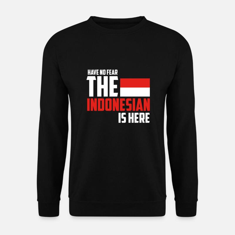 Indonesien - Unisex Pullover - Schwarz