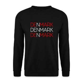 DANEMARK - Sweat-shirt Unisexe - noir - Devant - Alina (178cm) & Michal (187cm)