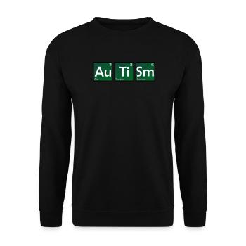 Elements of Autism Element Chemistry Periodic Table - Unisex Sweatshirt - black - Front - Alina (178cm) & Michal (187cm)