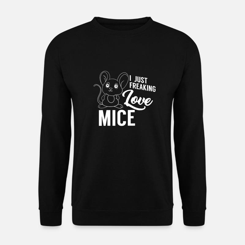 Maus - Unisex Pullover - Schwarz