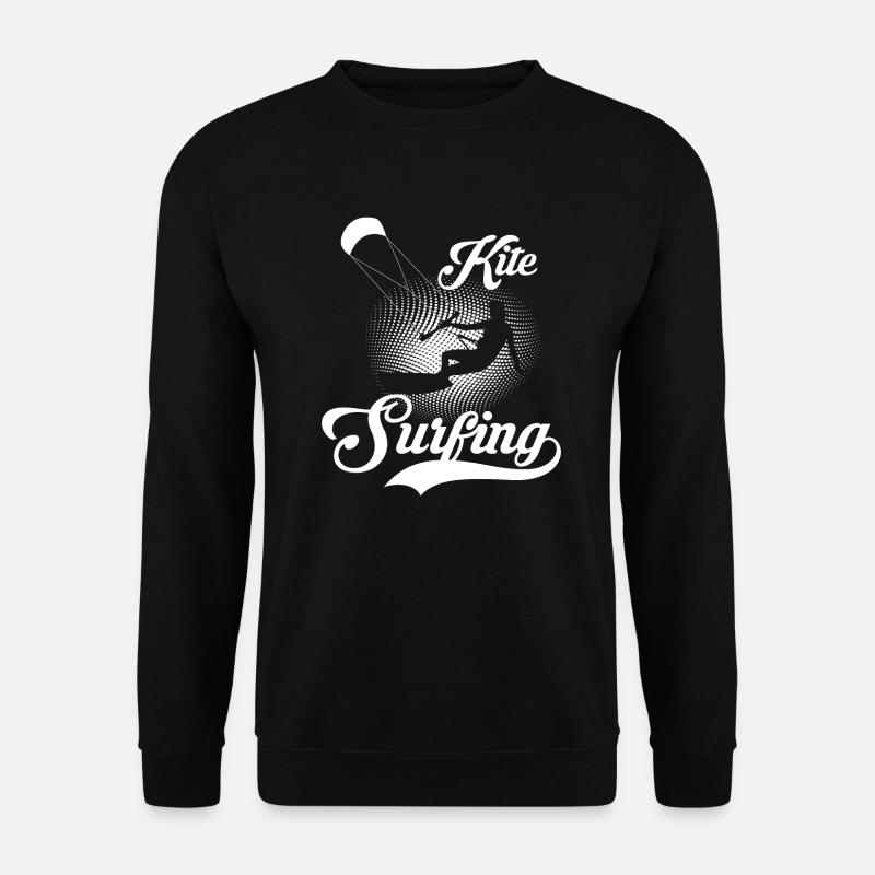 Surfeur de kitesurf kitesurf - Sweat-shirt Unisexe - noir