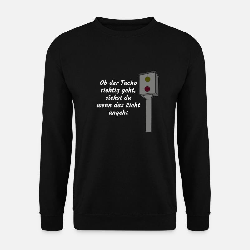Blitzer weiss - Unisex Pullover - Schwarz