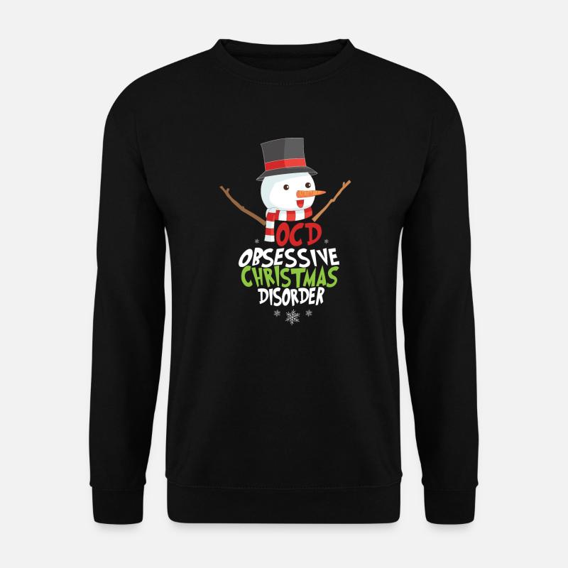 OCD: Christmas - Unisex Pullover - Schwarz