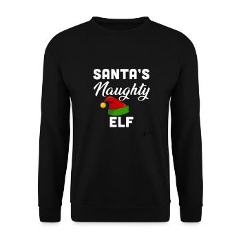 Christmas Christmas Christmas Christmas time - Unisex Sweatshirt - black - Front - Alina (178cm) & Michal (187cm)