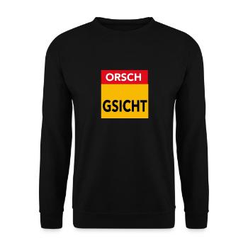 ORSCH GSICHT OIDA VIENNA AUTRICHE ORF GIS - Sweat-shirt Unisexe - noir - Devant - Alina (178cm) & Michal (187cm)