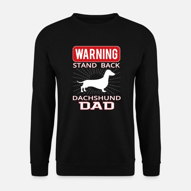 Dackel lustiges Geschenk Shirt - Unisex Pullover - Schwarz