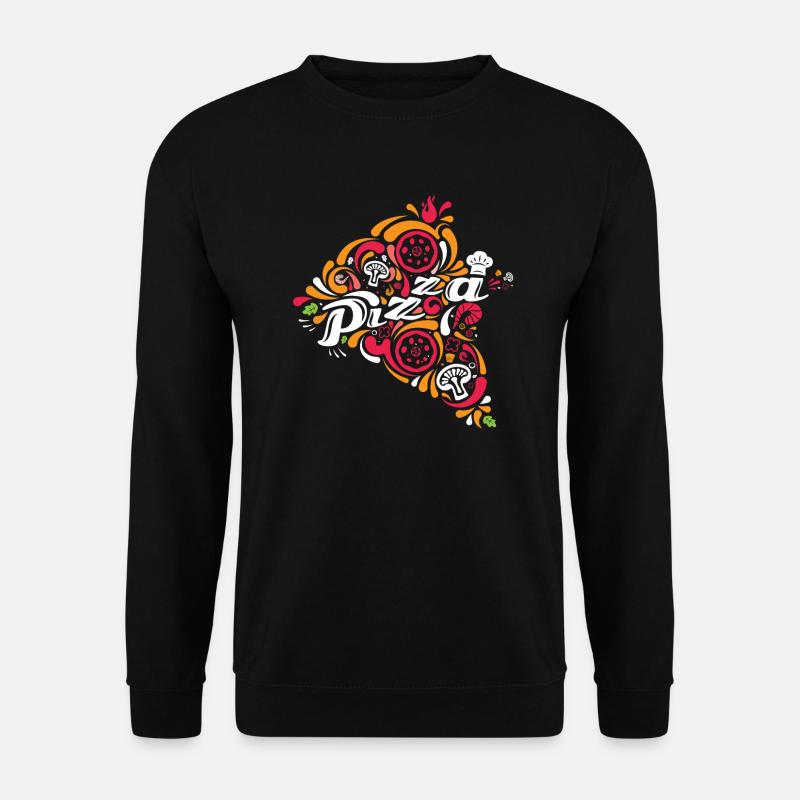 Pizza Piece - Pizza Design - Unisex Sweatshirt - black