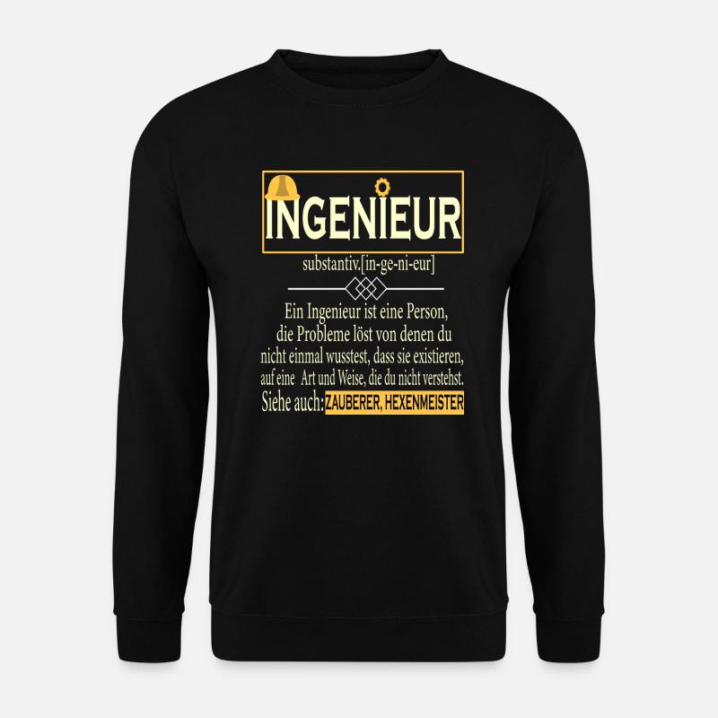 Définition d’Ingeniu - Sweat-shirt Unisexe - noir