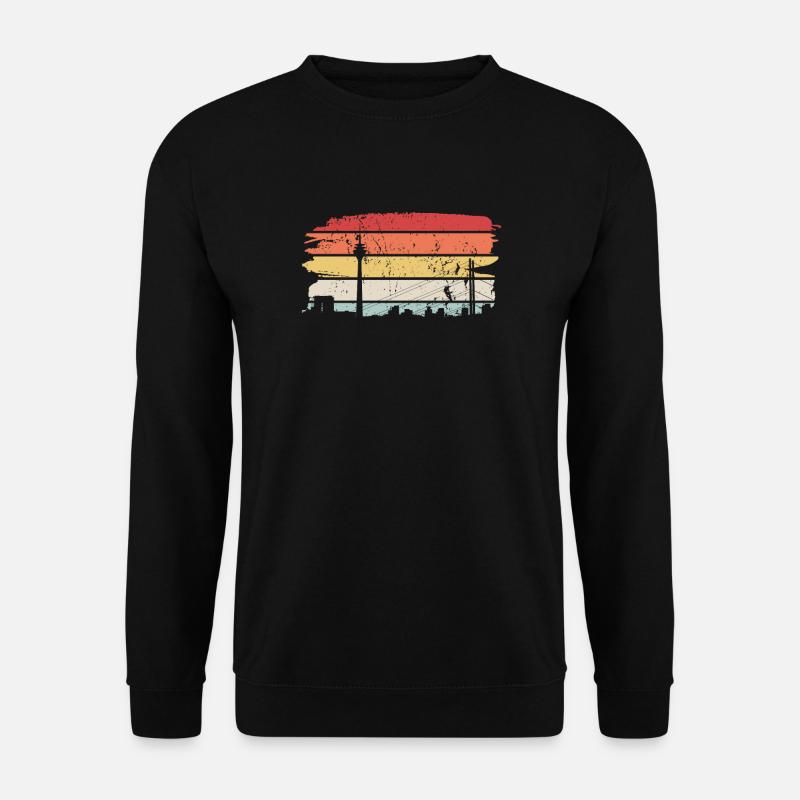 Düsseldorf Skyline Düsseldorfer Düsseldorferin - Unisex Pullover - Schwarz