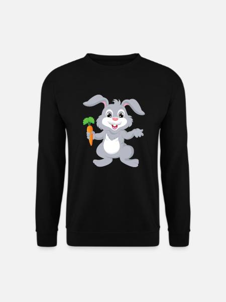 Rabbit - Rabbit - Design - Unisex Sweatshirt - black