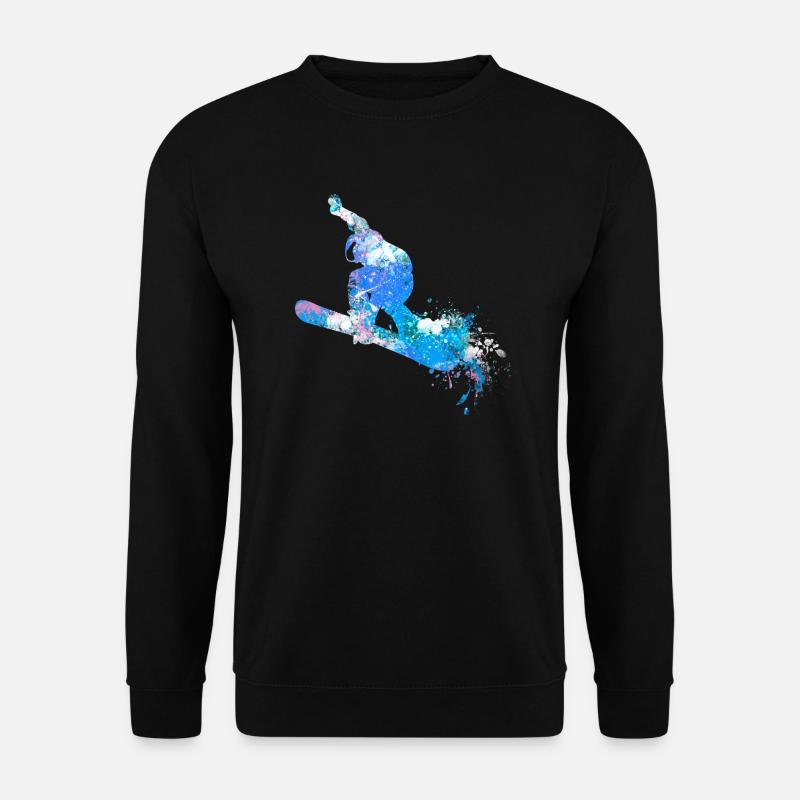 snowboard - Unisex Pullover - Schwarz