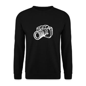 Appareil photo - Sweat-shirt Unisexe - noir - Devant - Alina (178cm) & Michal (187cm)