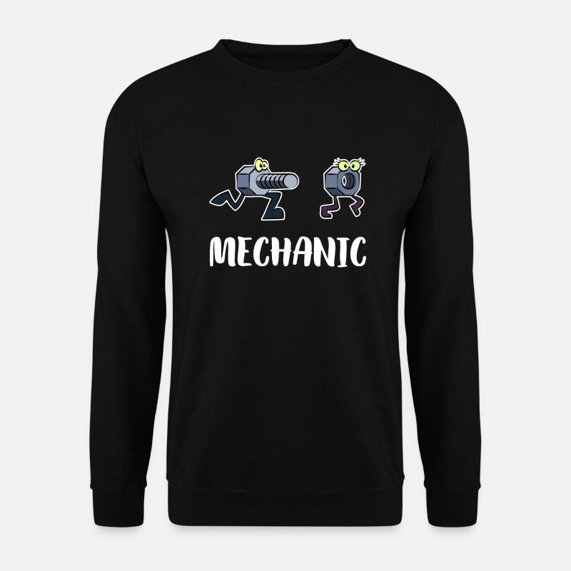 Mechaniker - Unisex Pullover - Schwarz