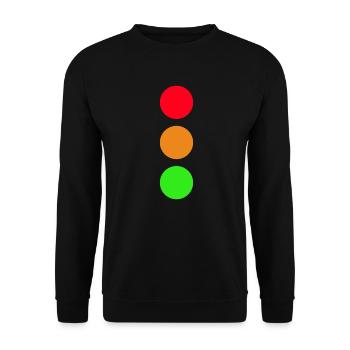 Feux de signalisation - Sweat-shirt Unisexe - noir - Devant - Alina (178cm) & Michal (187cm)